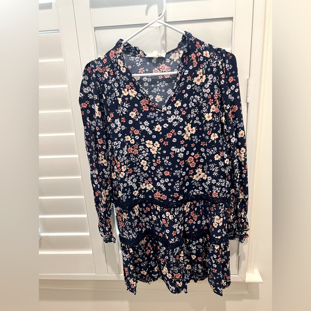 Cute Three Quarter Sleeve Dress for Fall or Spring